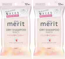 38個セットmeritメリット ドライシャンプーシート 12枚入 Amazon.co.jp: Merit メリットデイプラス ドライシャンプー